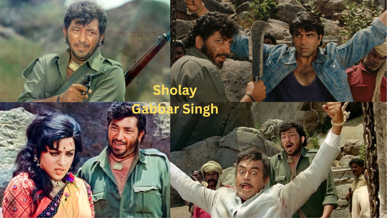 Gabbar singh in sholay movie