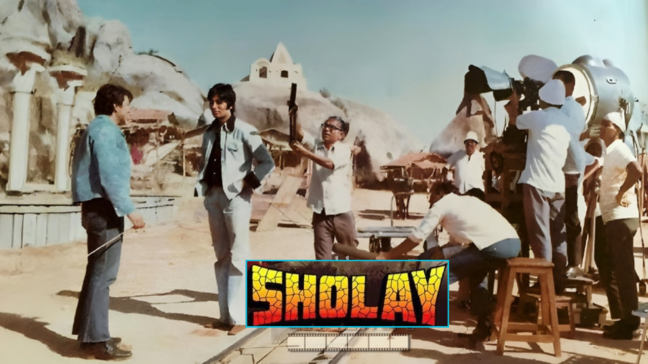 shoaly movie shooting behind the scene jai veeru gabbar thakur basanti