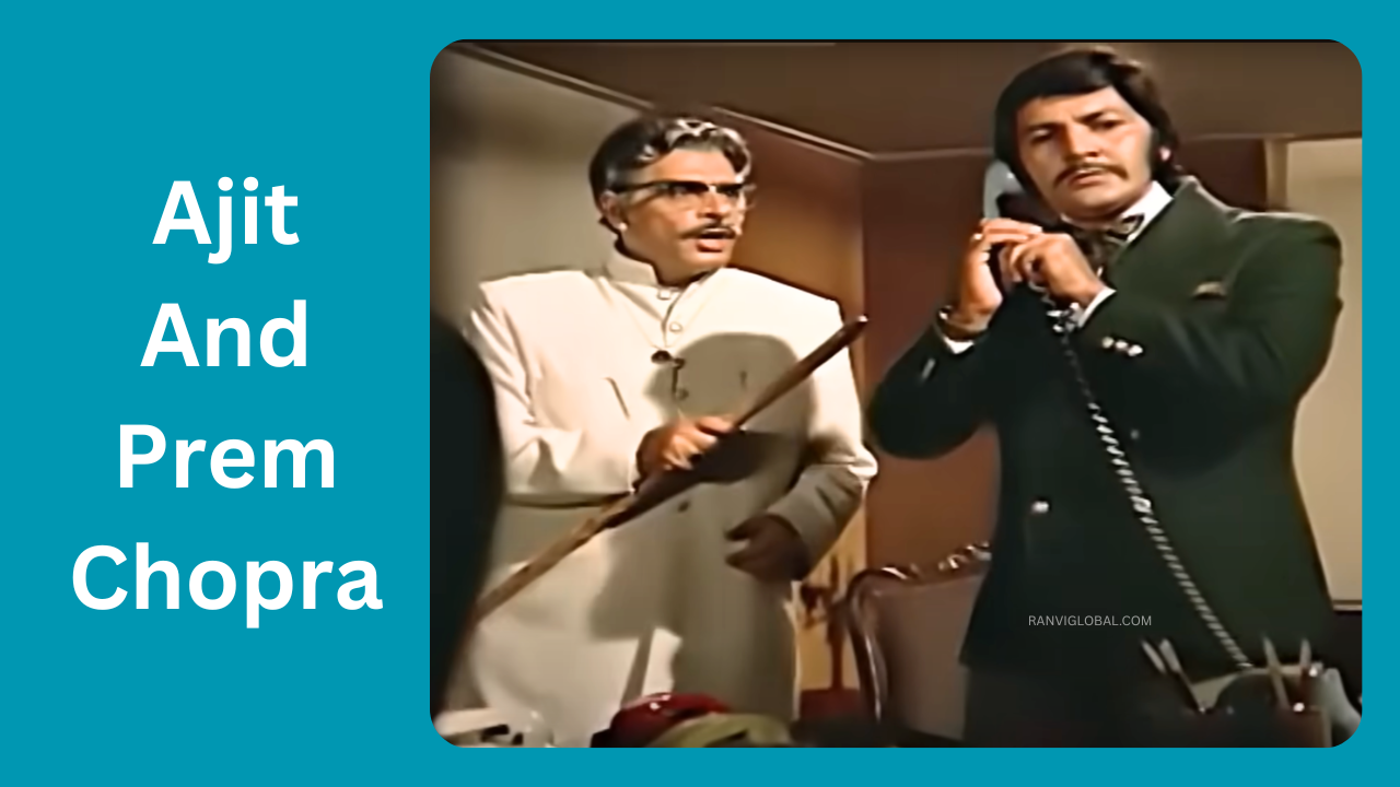 Ajit And Prem Chopra in Azaad 1978