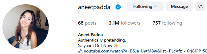 aneet padda instagram